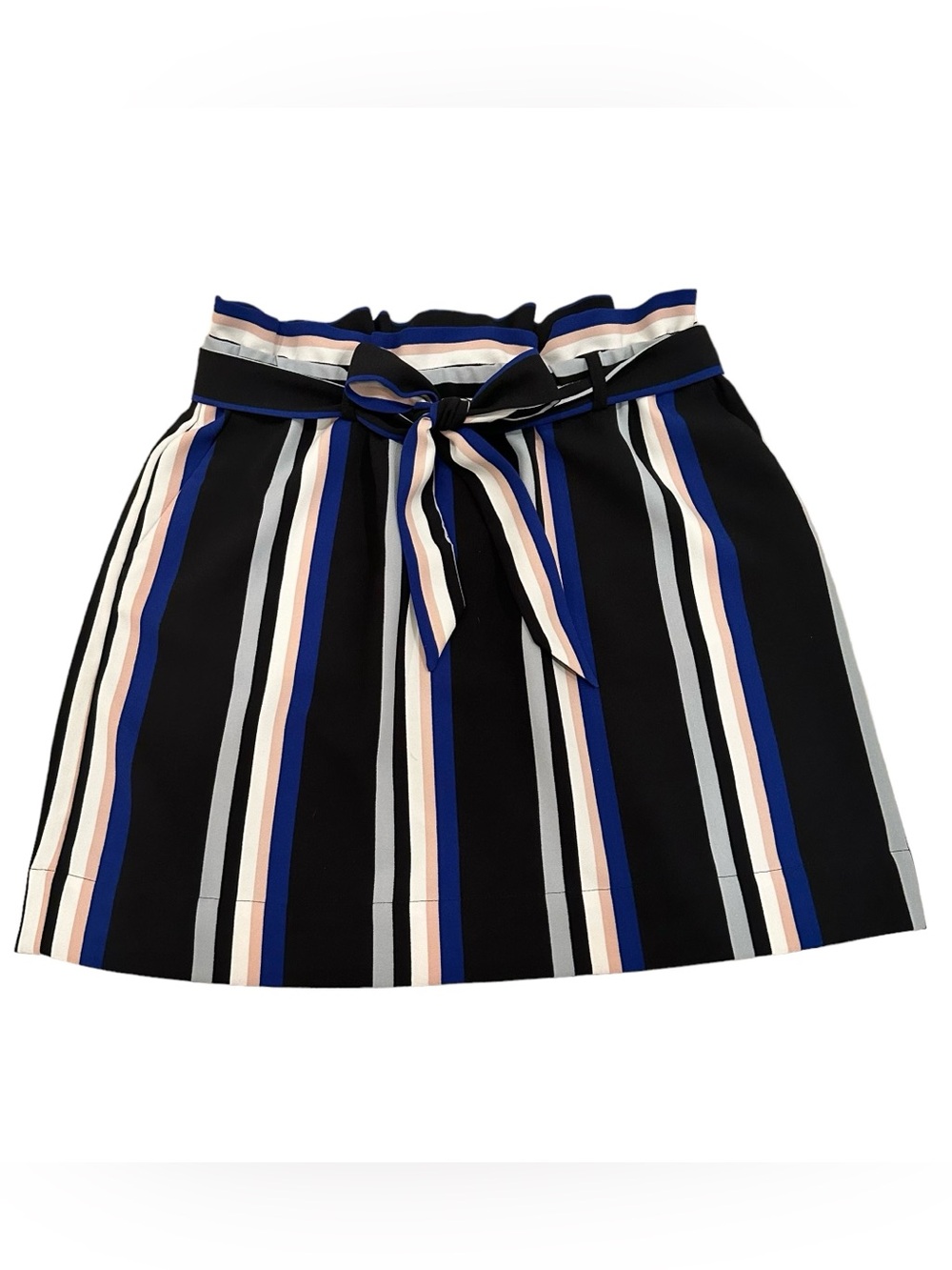 Express Striped Mini Skirt Size M